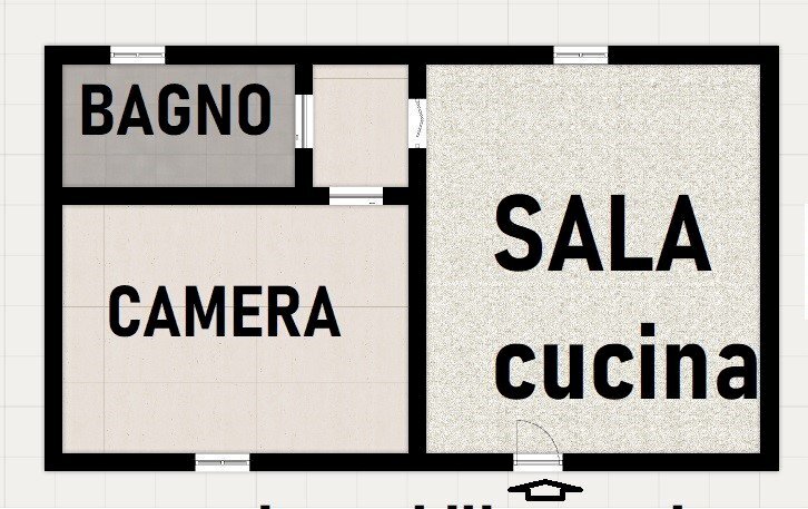 Two-room apartment Cascina Serbelloni, 10, Pregnana Milanese - floor plans 1