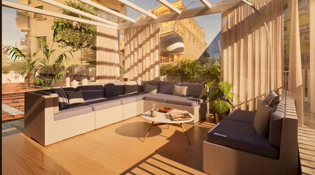 Terrazzo - Trilocale via Barnaba Tortolini, 5, Roma - foto 1