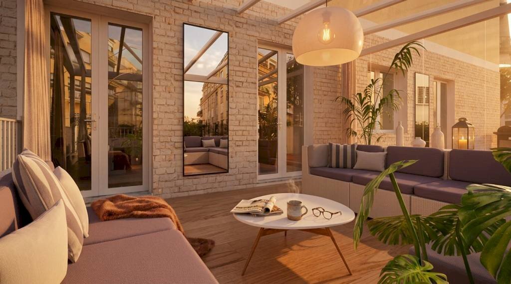 Veranda - Trilocale via Barnaba Tortolini, 5, Roma - foto 2