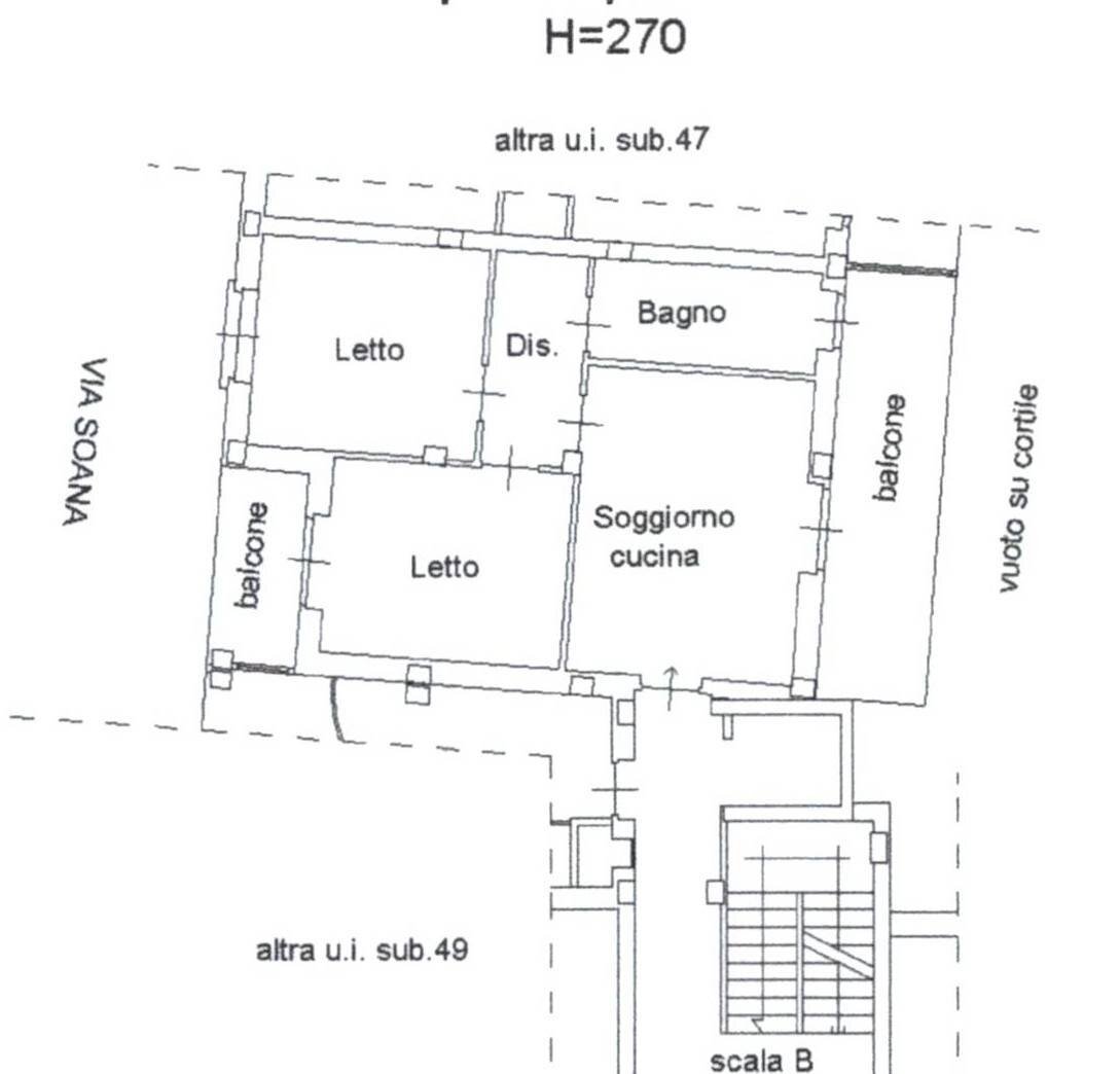 Foto 17 - Three-room apartment Via Soana
 
35, Torino - floor plans 1