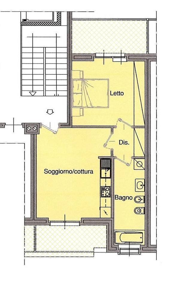 Foto 19 - Two-room apartment Via Soana
 
35, Torino - floor plans 1