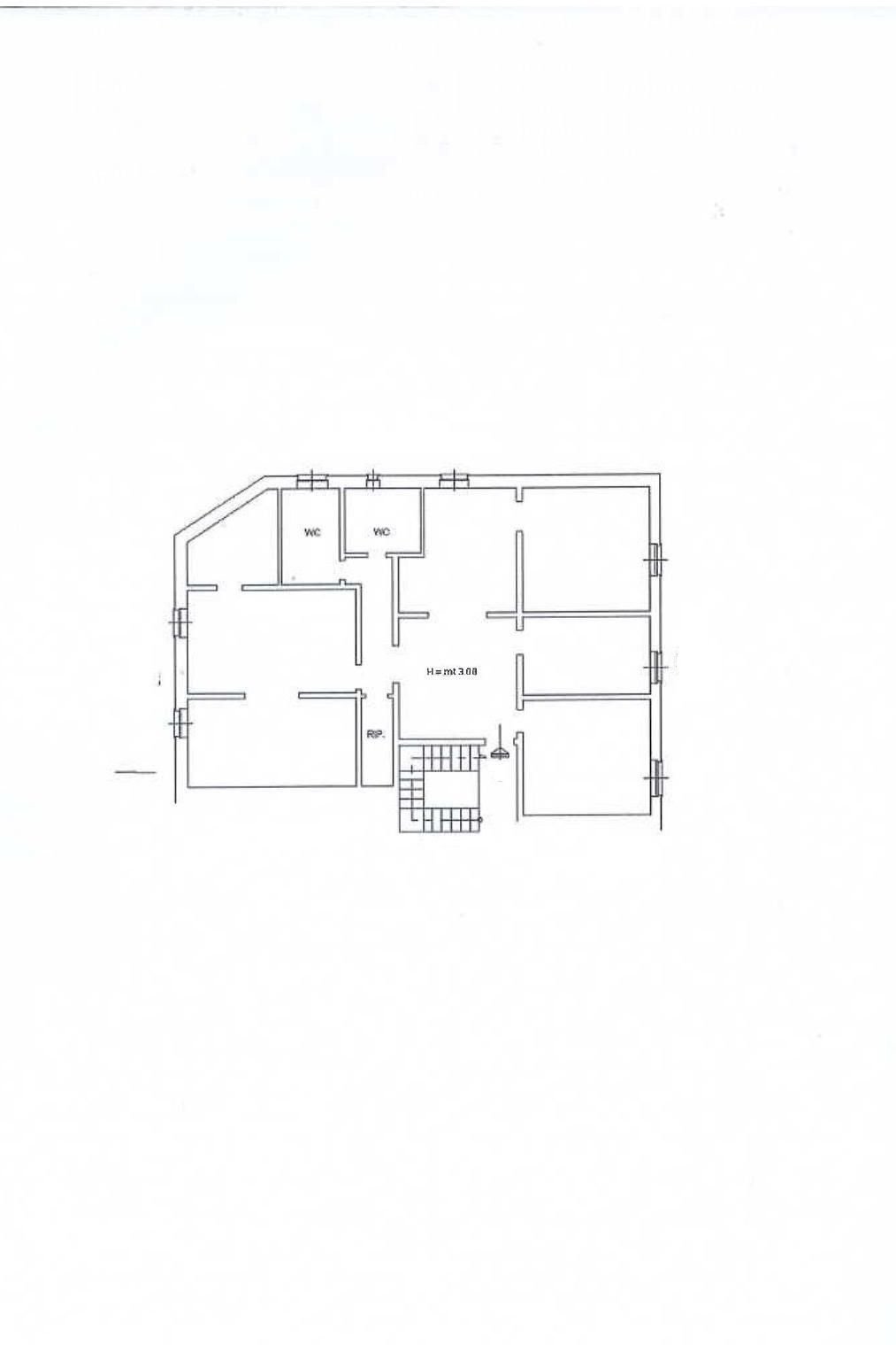 Appartamento via Aldo Acquarone, Genova (zona Castelletto) - planimetria 1