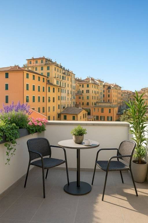 Terrazzo - Trilocale via Balbi, Genova - foto 2