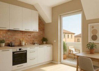 Cucina - Trilocale via Balbi, Genova - foto 8