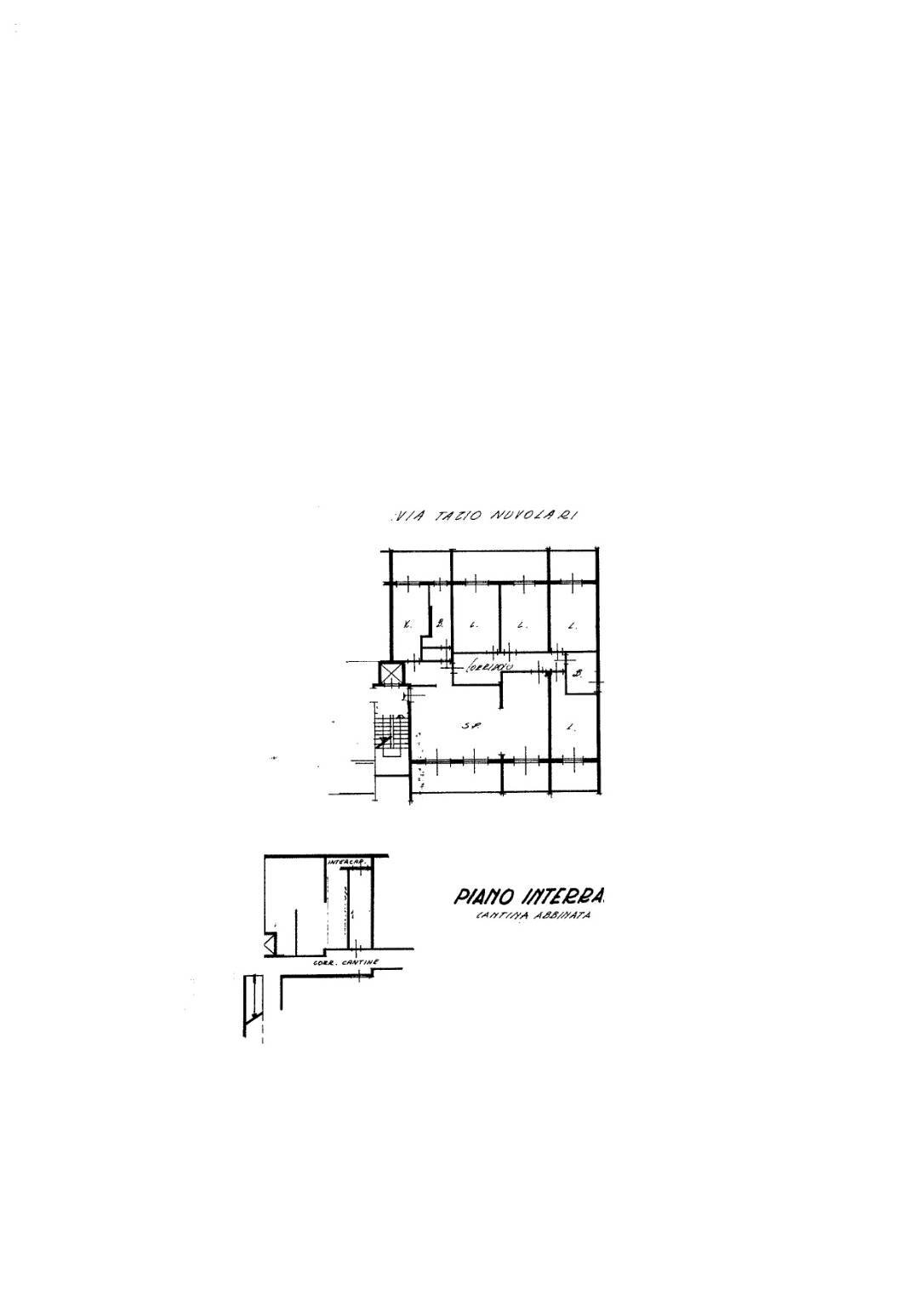 Appartamento via Tazio Nuvolari, Roma - planimetria 1