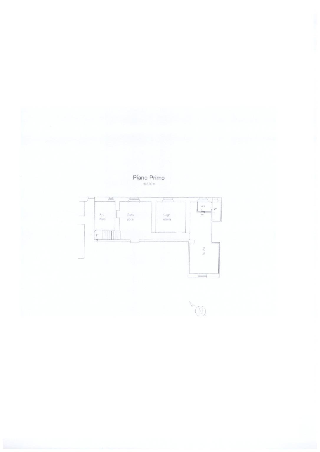 Three-room apartment piazza Risorgimento, San Giorgio del Sannio - floor plans 1