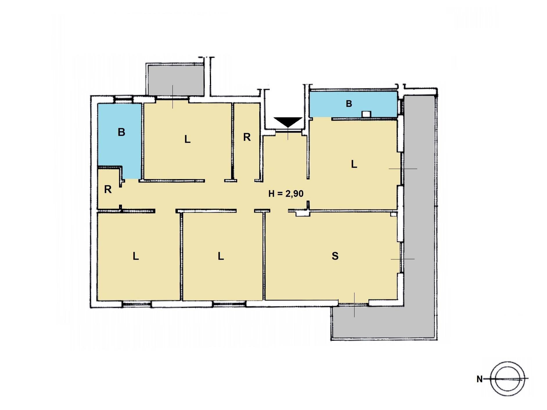 Foto 23 - Apartment via F. Caracciolo, Catanzaro - floor plans 1