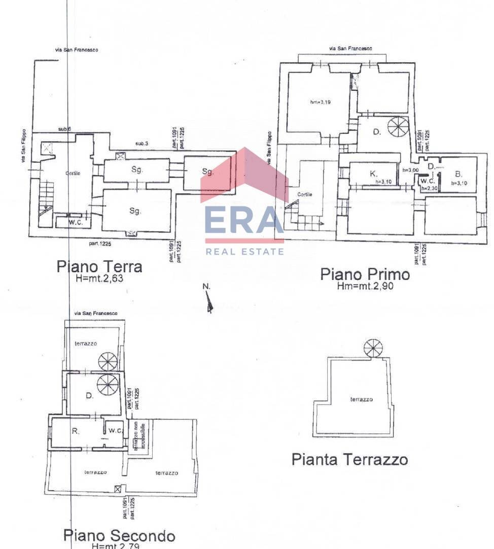 Foto 31 - Casa indipendente Via san Filippop
 
1, Erice - planimetria 1