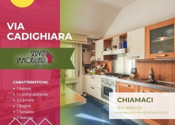 Cucina - Attic via Cadighiara, Genova (neighborhood Borgoratti) - photo 1