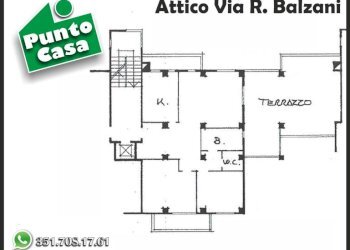 Planimetria - Attico via Romolo Balzani, 52, Roma - foto 3