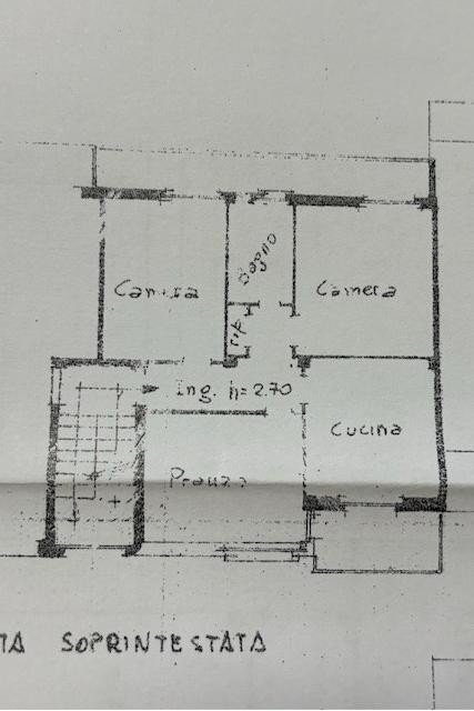 Four-room apartment via S. Toja, 20, Luserna San Giovanni - floor plans 1