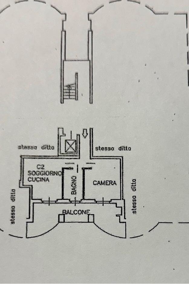Two-room apartment via Giovanni Amendola, 16, Chieri - floor plans 1