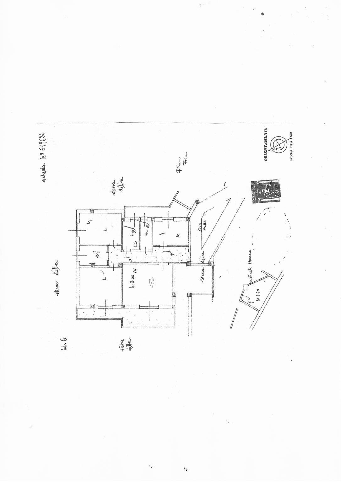Trilocale via Ardeatina, 472, Anzio - planimetria 1