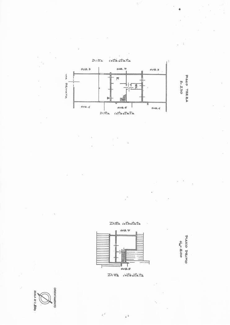 Terraced Villa via Tirino, Ardea - floor plans 1