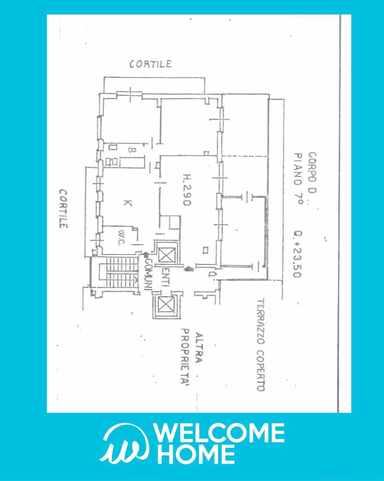 Non-buildable land via Tommaso Gulli, 3, Milano - floor plans 1