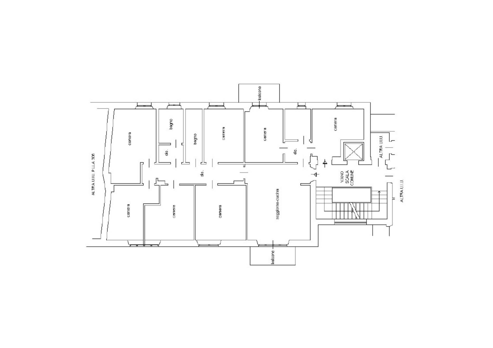 Terreno non edificabile via Crocefisso, 5, Milano - planimetria 1