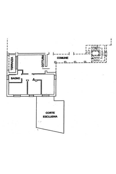Four-room apartment via Ginetta Chirici, Monzuno - floor plans 1