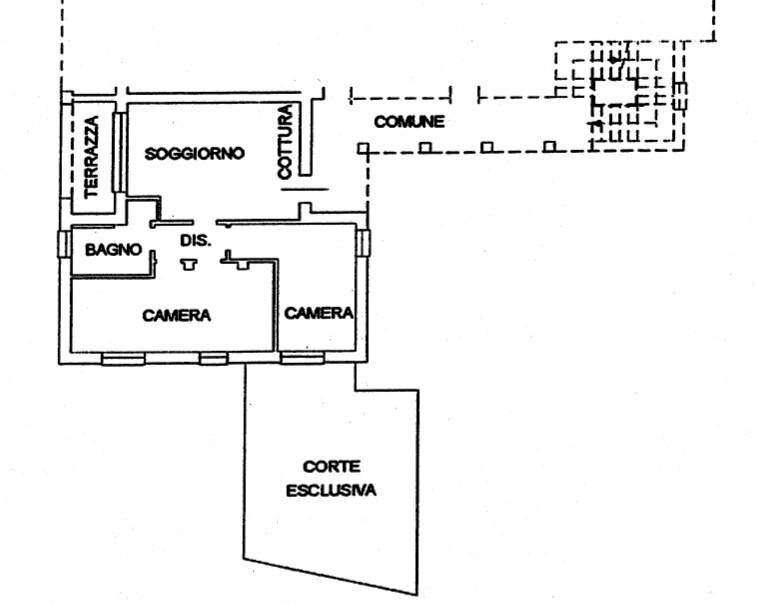 Three-room apartment via Ginetta Chirici, Monzuno - floor plans 1