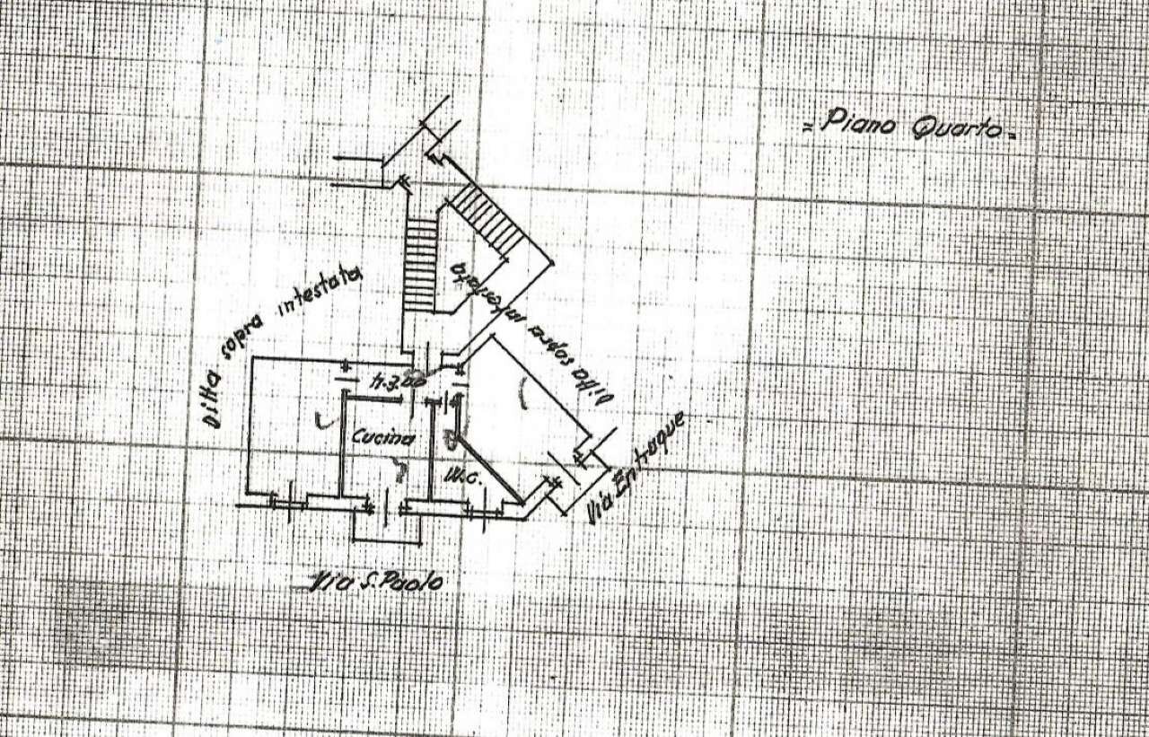 planimetria - Trilocale via Entracque, 1, Torino (zona San Paolo) - planimetria 1