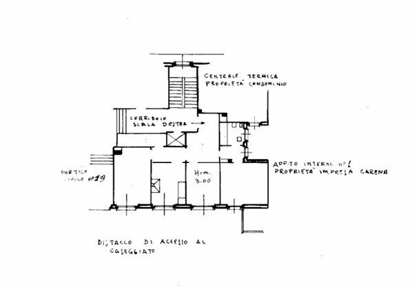 Trilocale Passo Spartaco Ferradini, 18, Genova (zona San Fruttuoso) - planimetria 1