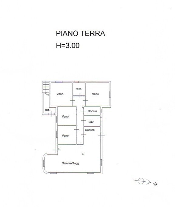 Villa via Vampolieri, 34, Aci Catena - planimetria 1