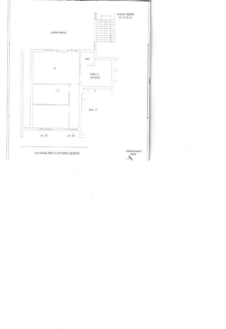 Four-room apartment via Angelo Volpicelli, 30/32, Arzano - floor plans 1