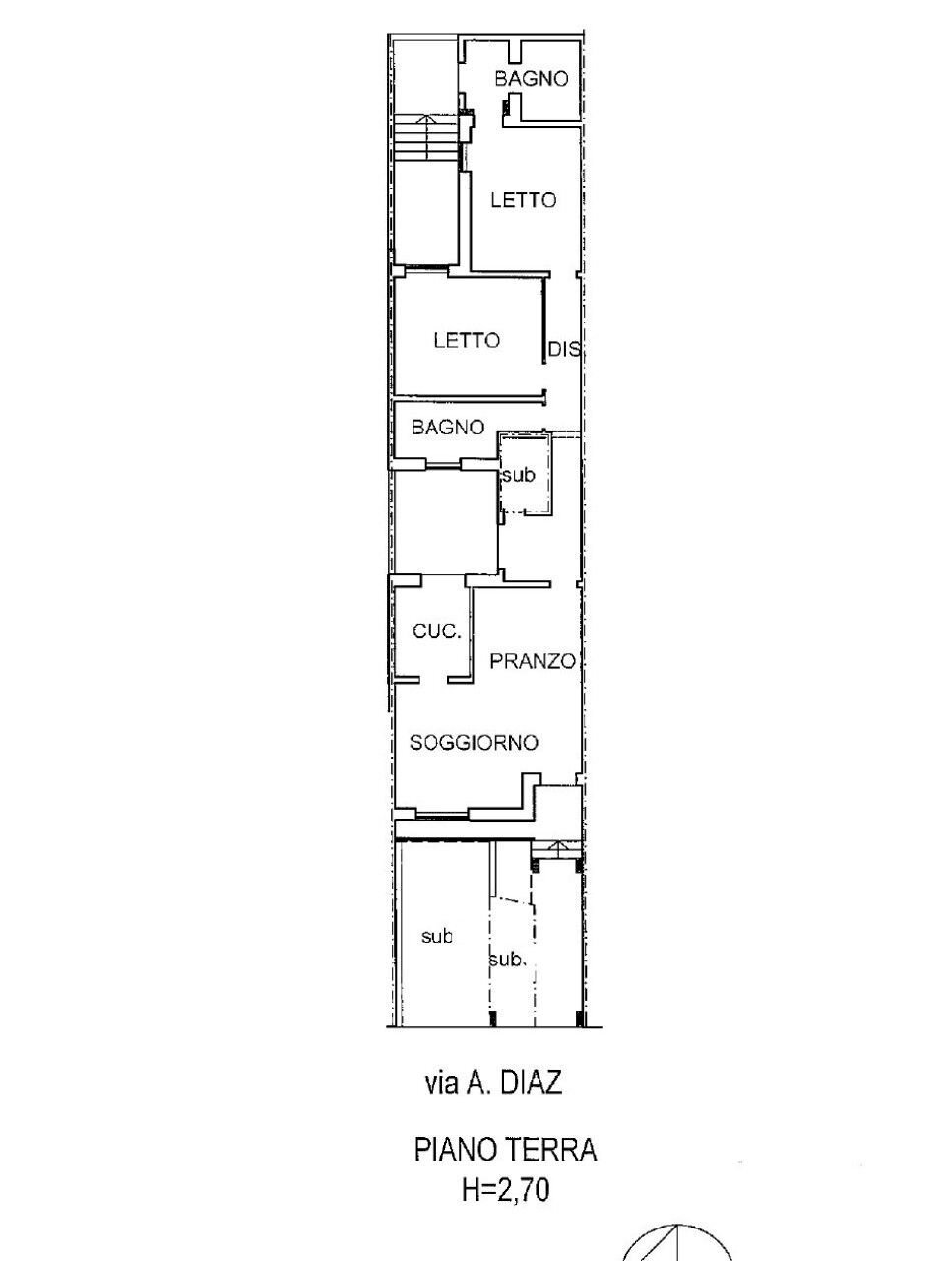Villa via Armando Diaz, 93, Soleto - planimetria 1