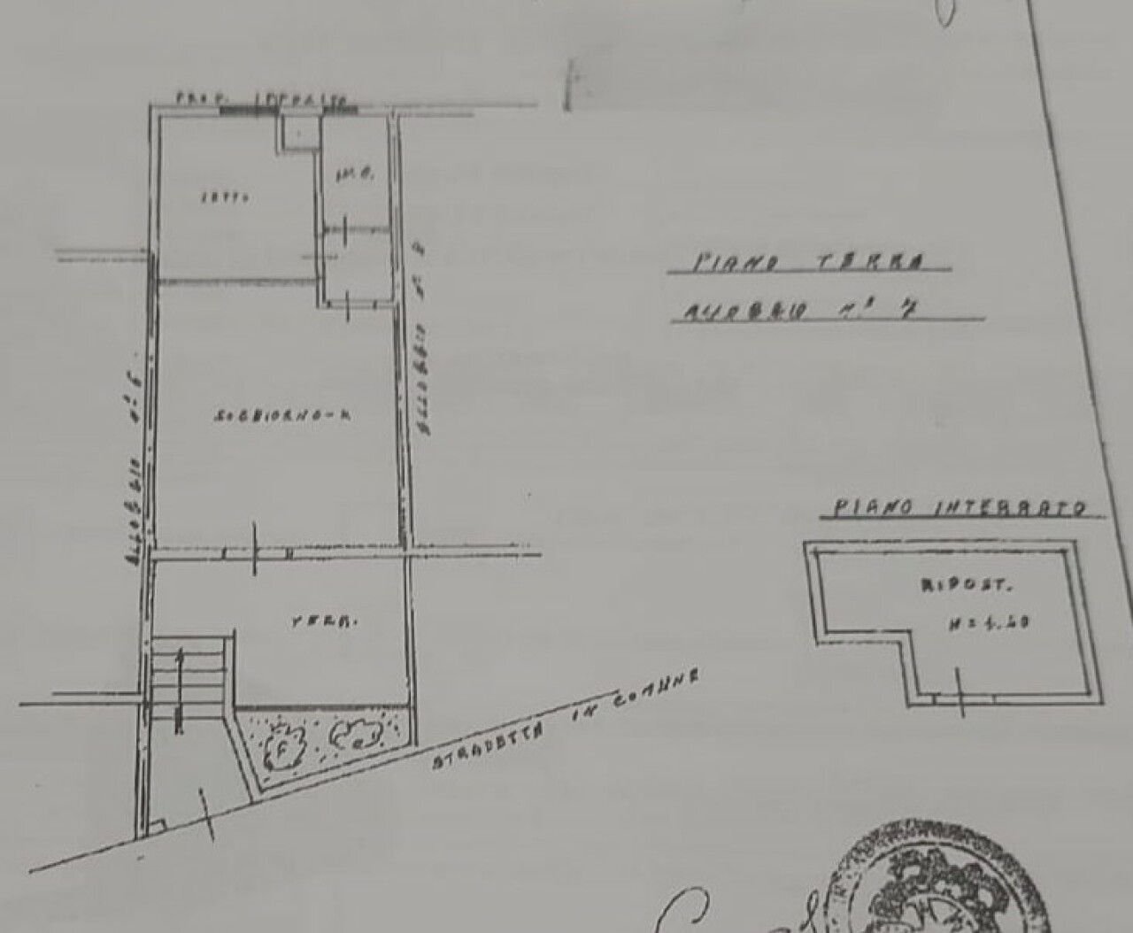 Casa indipendente via Taranto, 20, Morciano di Leuca - planimetria 1