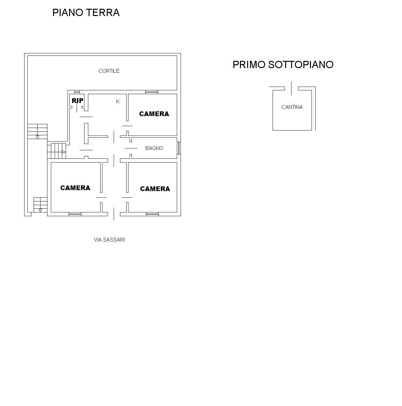 Independent house via Sassari, 123, Stintino - floor plans 1