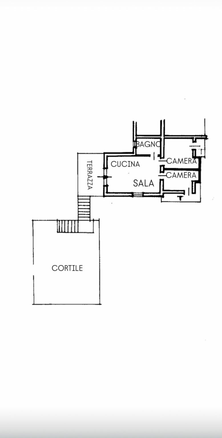 Three-room apartment via Tumbarino, 16, Stintino - floor plans 1