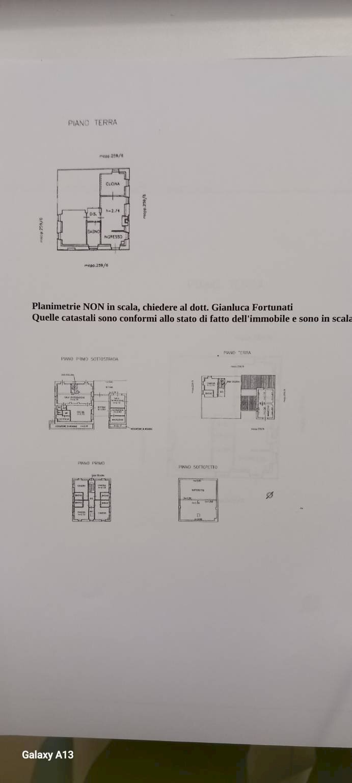 Rustic Frazione Costa, 123, Arcevia - floor plans 1