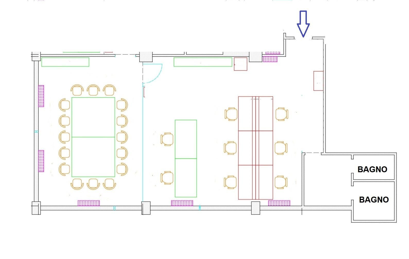 Office via Lisbona, 10, Padova - floor plans 1