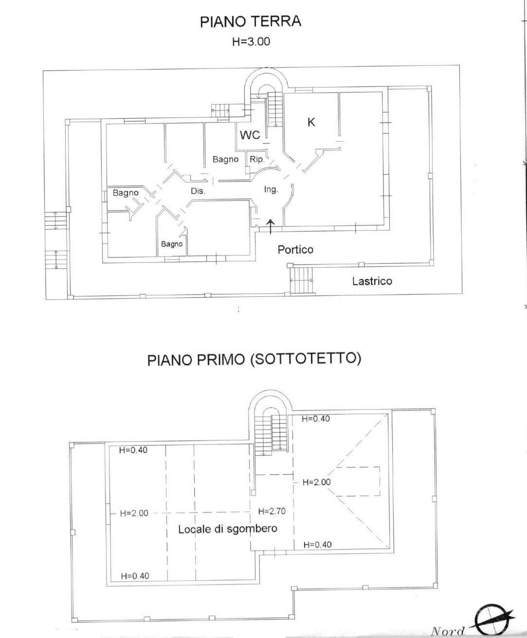Villa via Fioravante Quaranta, 41, Baronissi - planimetria 1