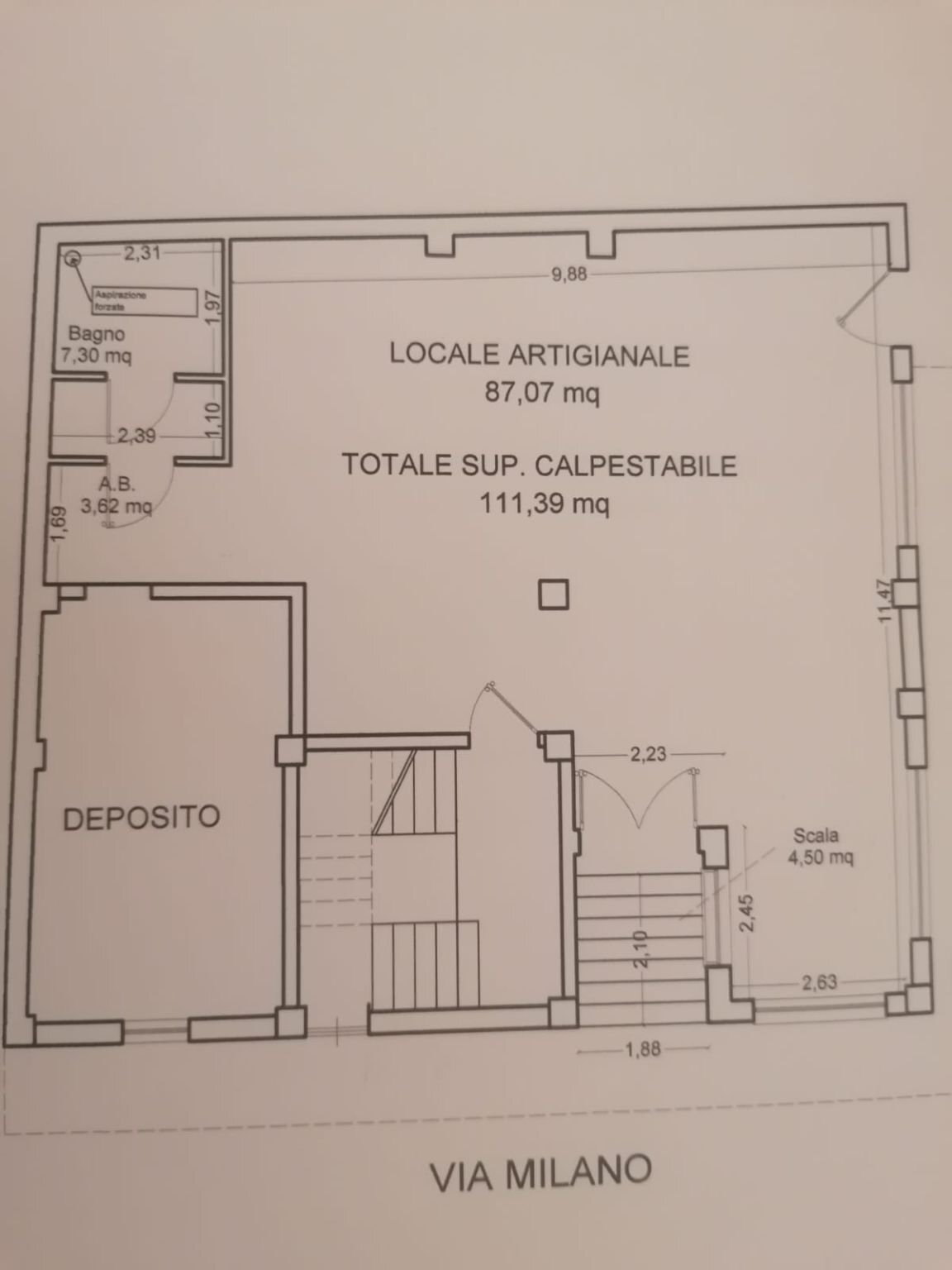 Appartamento via Magenta angolo Via Milano, Casarano, Casarano - planimetria 1