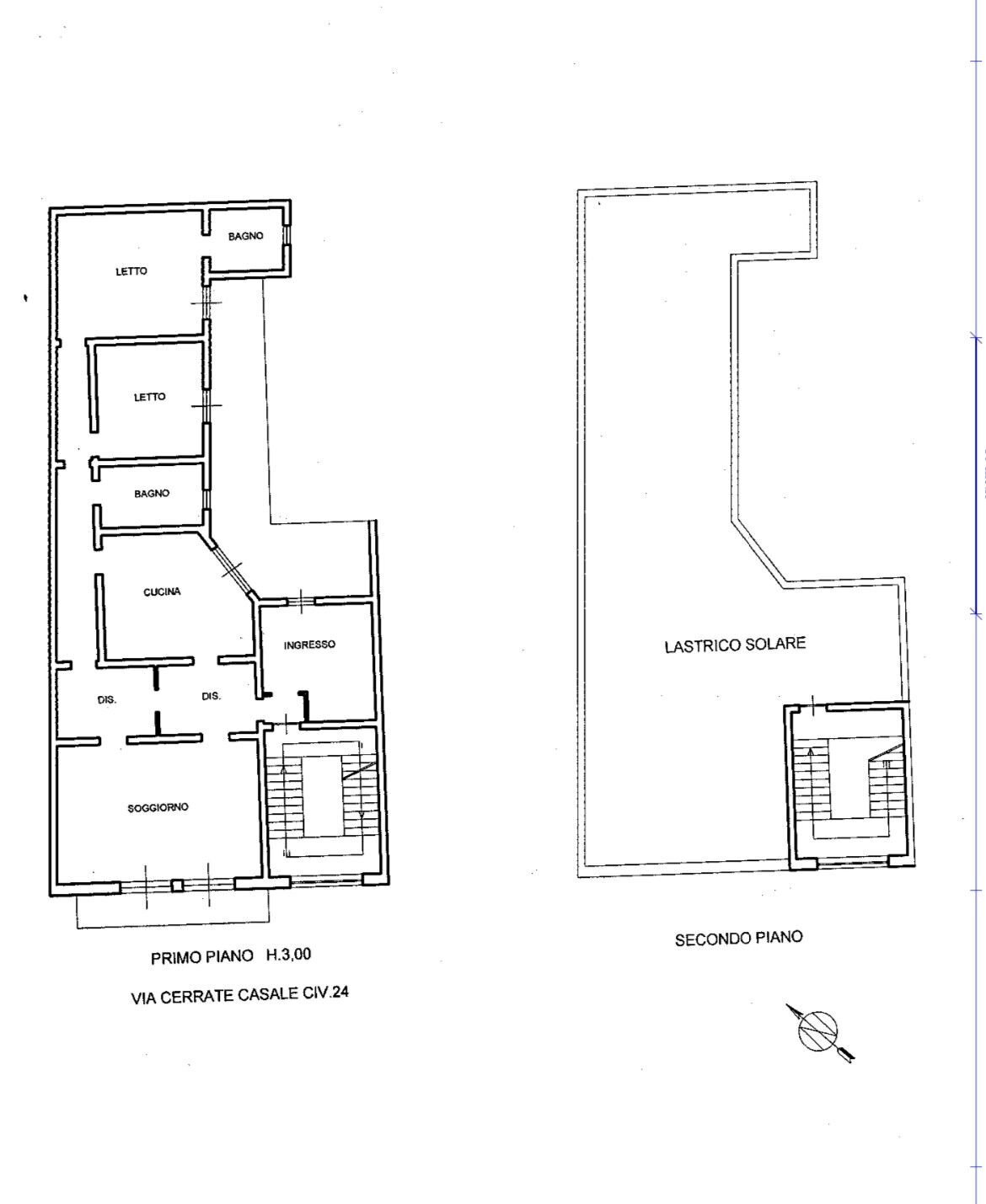 Apartment via Casale Cerrate, 24, Lecce - floor plans 1