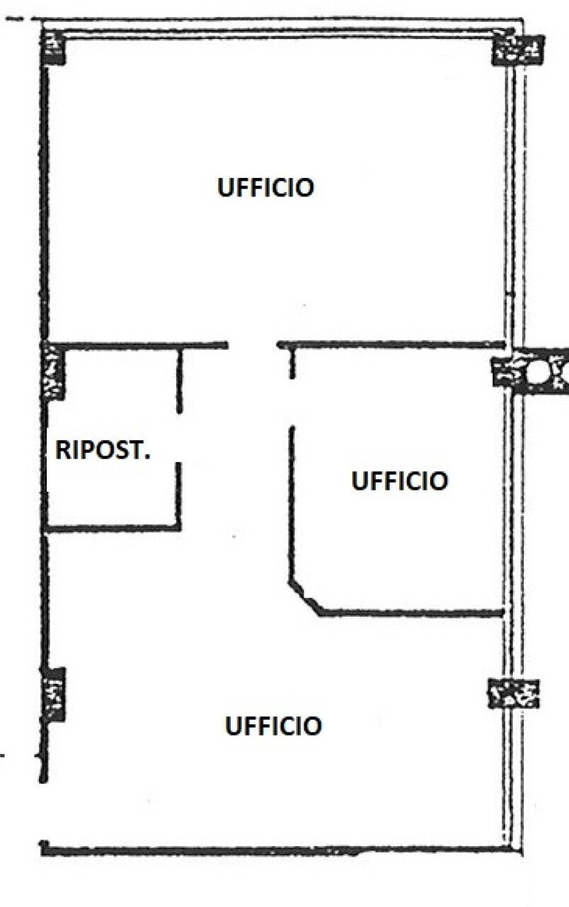 Office corso Stati Uniti, 23, Padova - floor plans 1