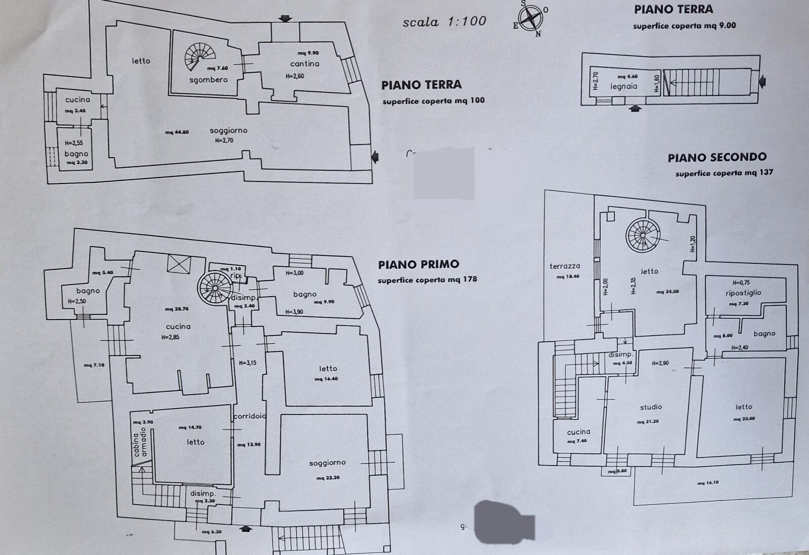 Appartamento largo Piano Grande, 5, Catanzaro - planimetria 1