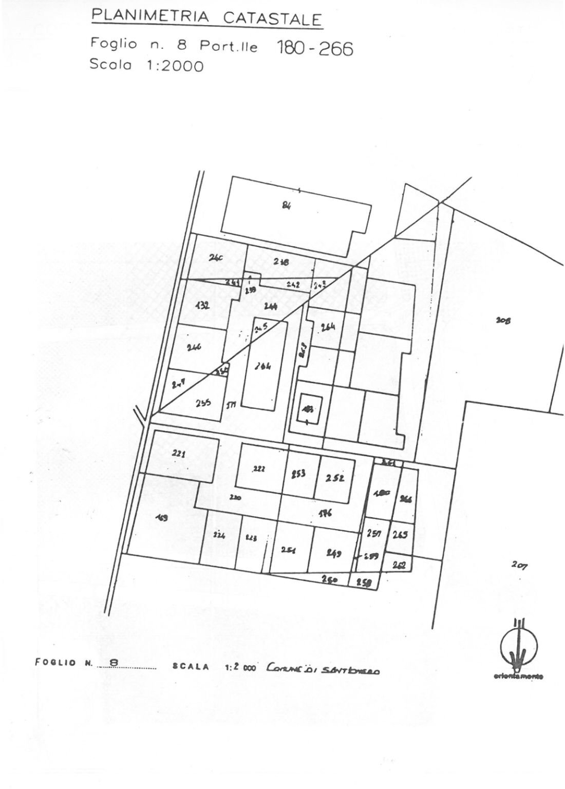 Terreno edificabile via Marco Polo, Sant'Omero - planimetria 1