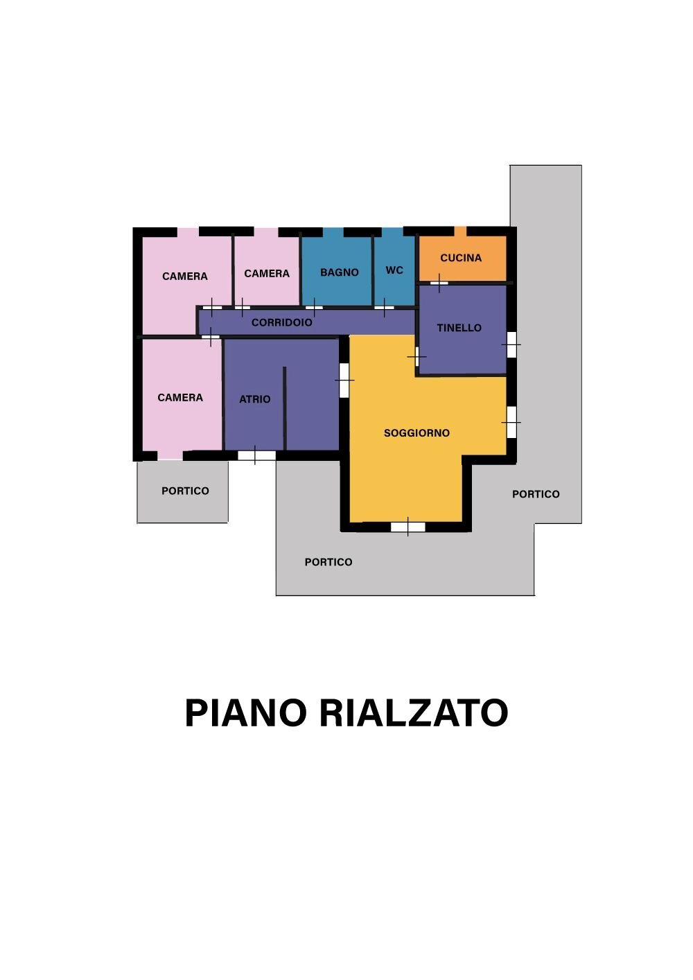 Appartamento via Pietro Mascagni, Castelnuovo Rangone - planimetria 1