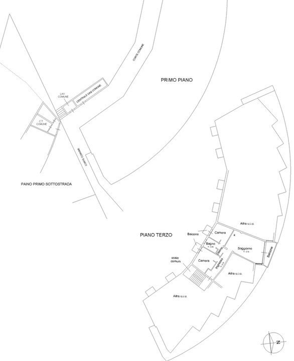 Trilocale corso Libertà, Sestola - planimetria 1