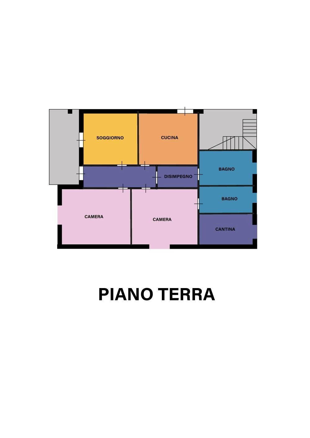 Villa via Pio La Torre, Cervia - planimetria 1