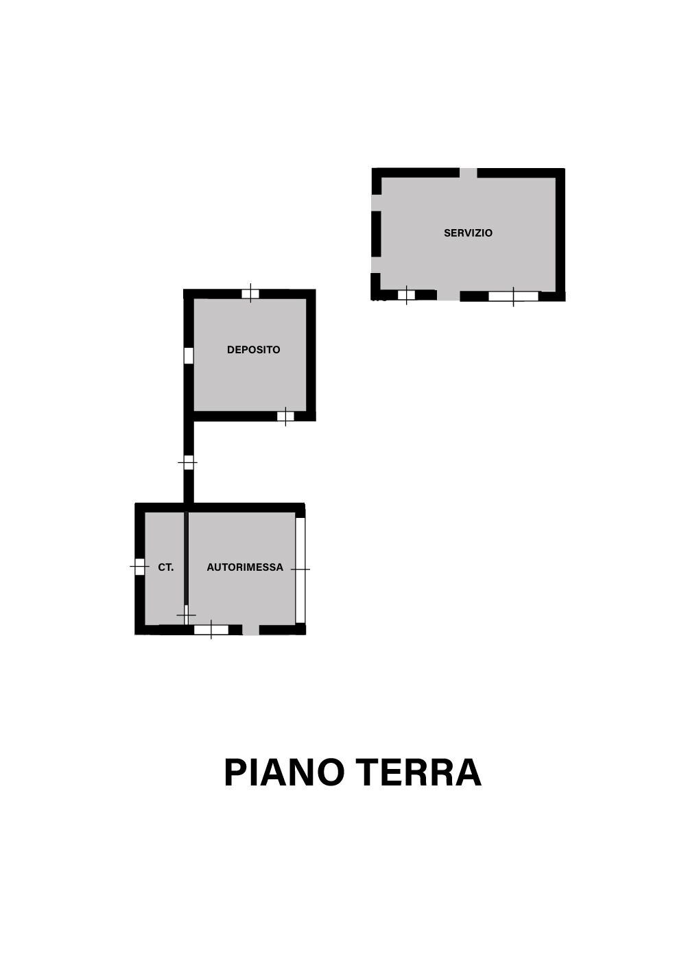 Villa via Garampa, Cesena - planimetria 1