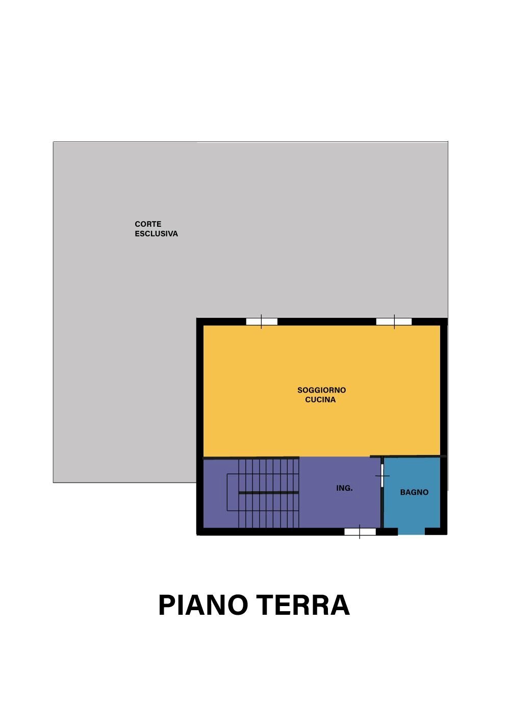 Villa a Schiera via Tessello, Cesena - planimetria 1