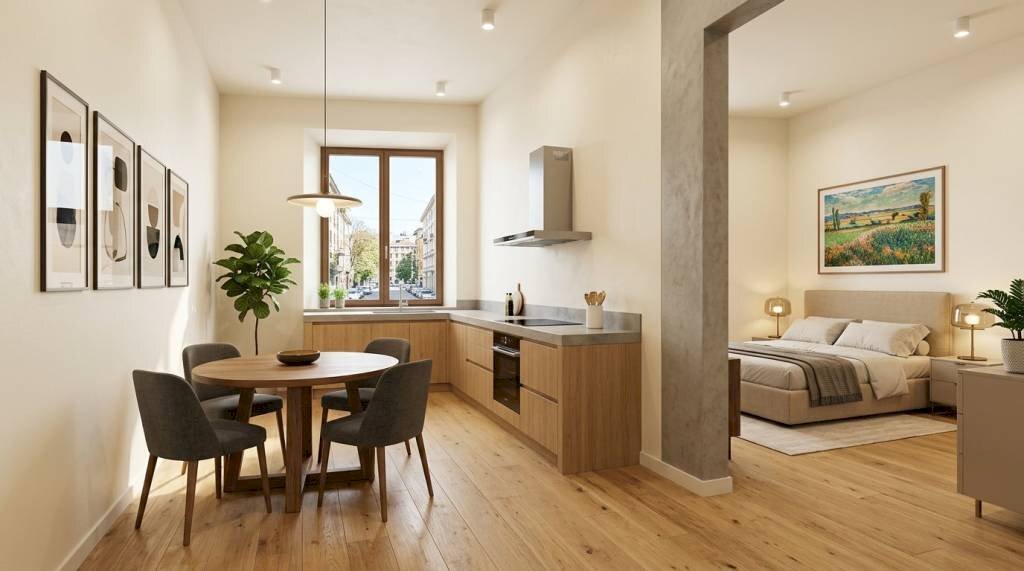 Cucina - Monolocale via Domenico Lama, Faenza - foto 1