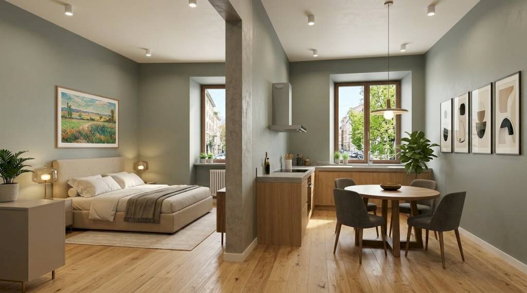 Salone - One-room apartment via Domenico Lama, Faenza - photo 1