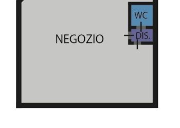 Planimetria - Attività Commerciale via Fornarina, Faenza - foto 1