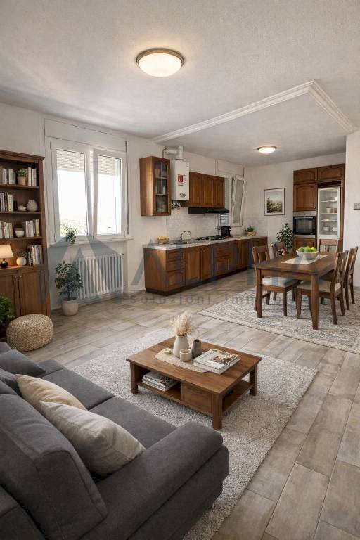 Salone - Appartamento via Cesare Battisti, Bagnacavallo - foto 1