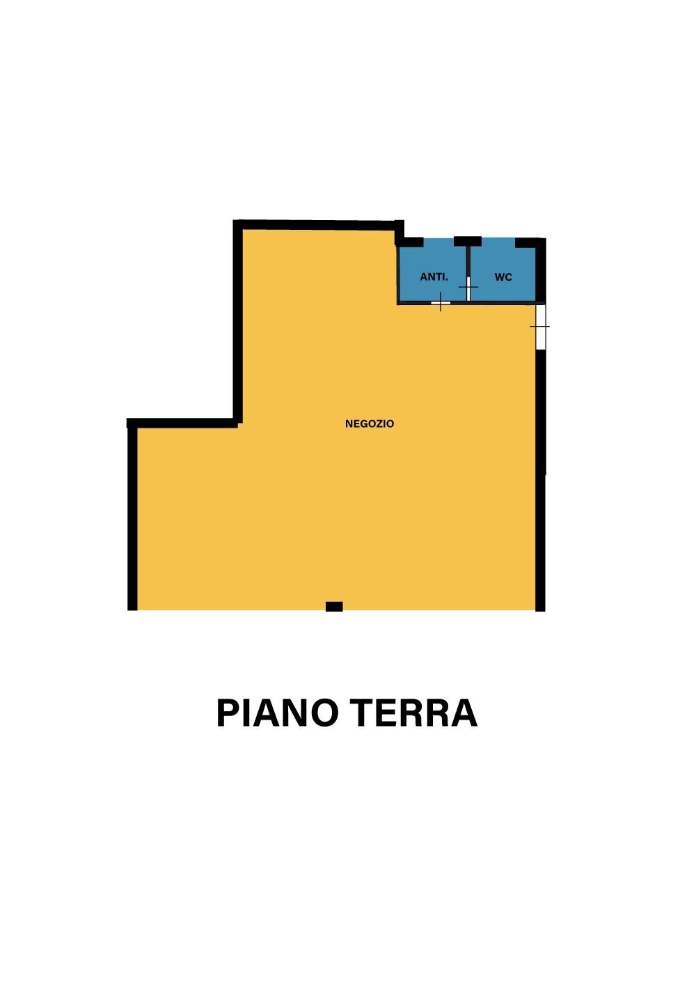 Commercial Activity via Somalia, Forlì - floor plans 1