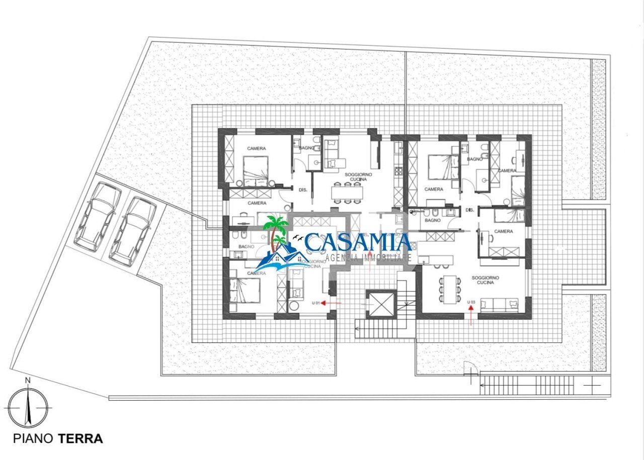 Appartamento nuova costruzione Grottammare Agenzia - Bilocale Grottammare - planimetria 1
