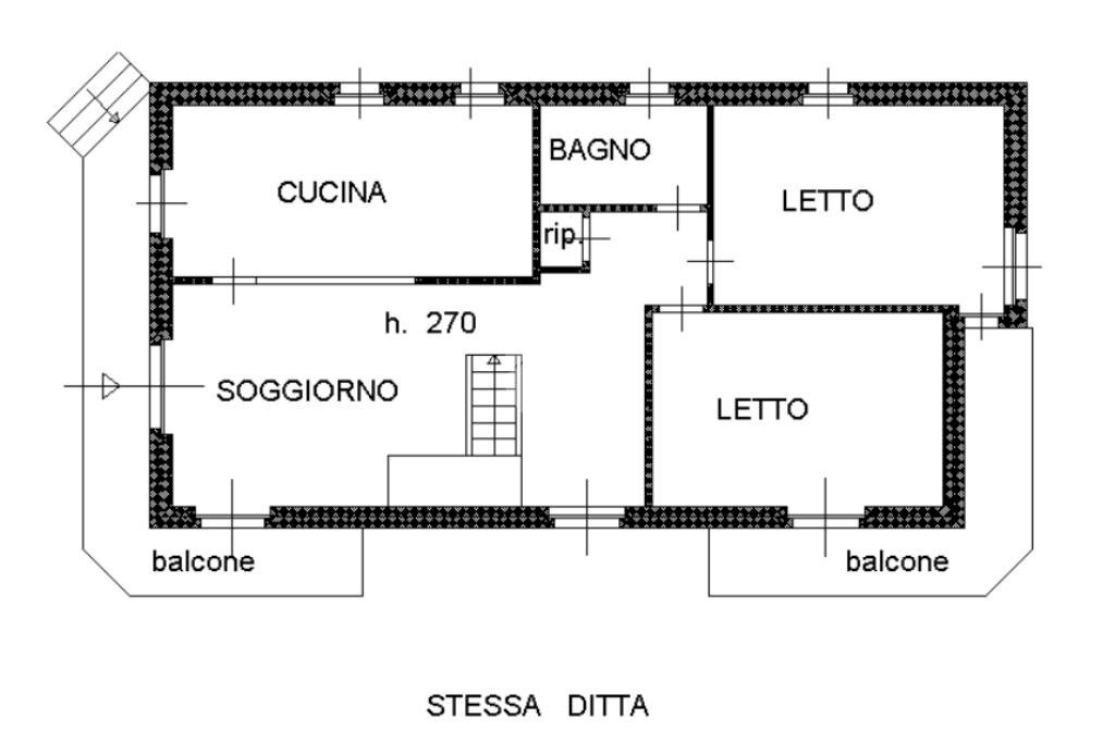 Villa Case Carot, Corio - floor plans 1